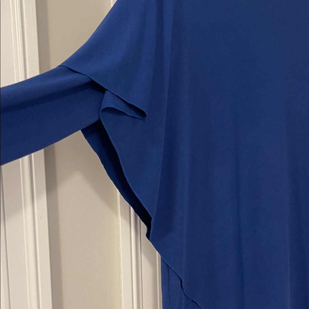 Soft Surroundings Petite Madeline Tunic With Side Cape Overlay - Picture 6 of 8